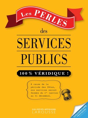 cover image of Les Perles des services publics